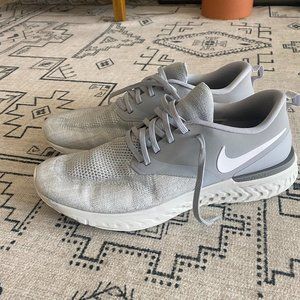 Nike Odyssey React 2 Flyknit 'Wolf Grey' Men’s Running Shoes